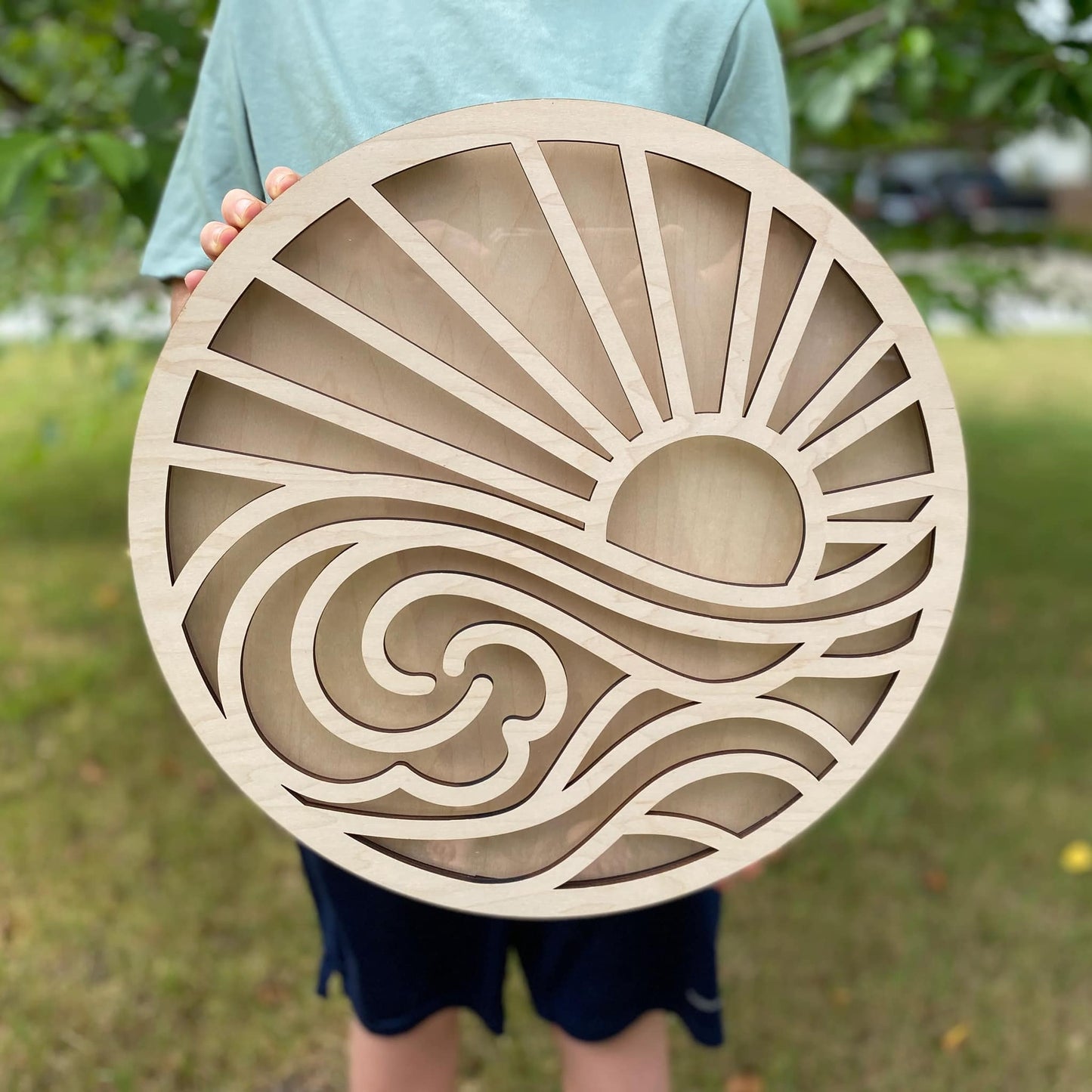 Wave/Sun Shadow Box