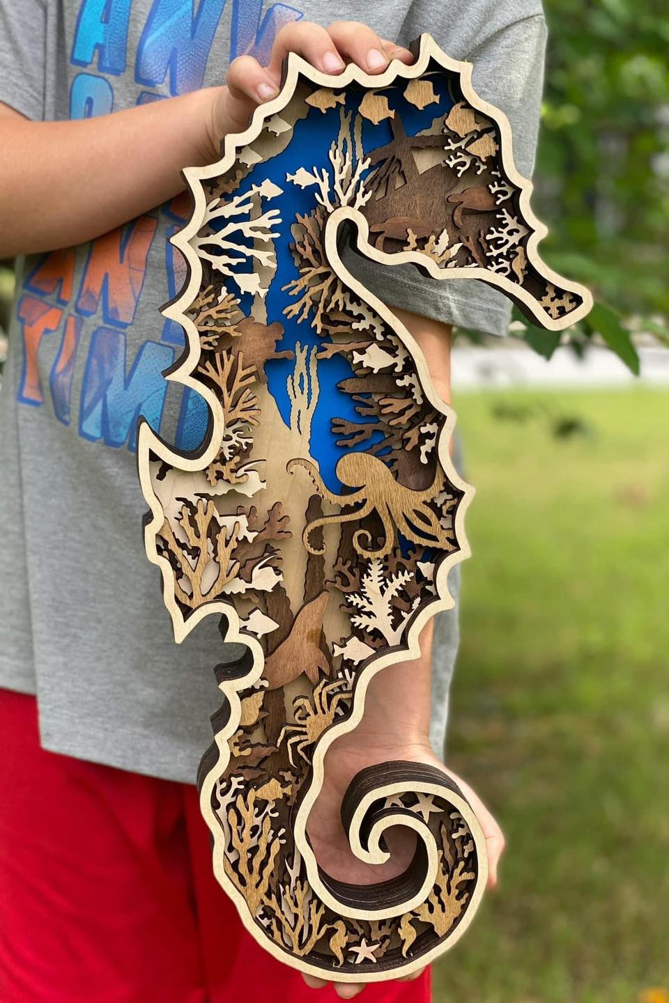 3D Seahorse