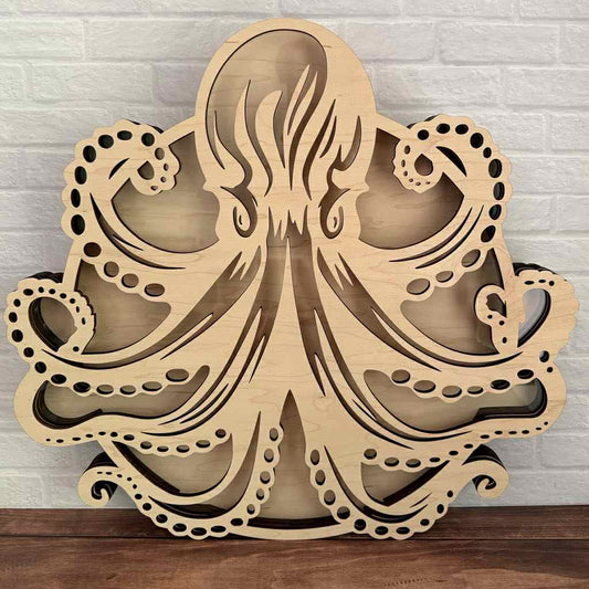 Octopus Shadow Box