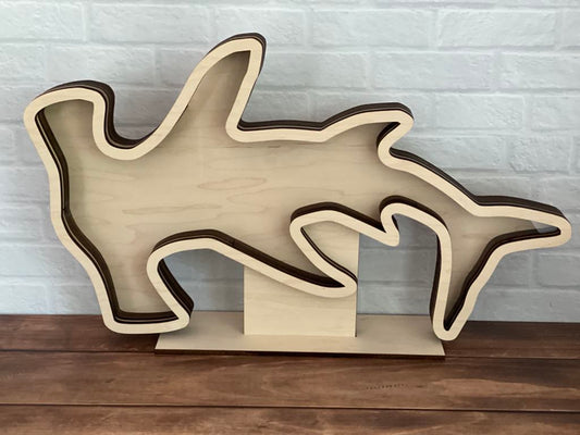 Hammerhead Shadow Box